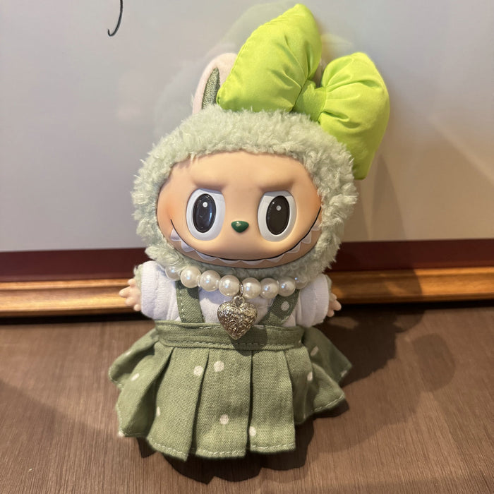 Wholesale Doll Clothes Pearl Necklace Overalls Mini Skirt Doll Clothes