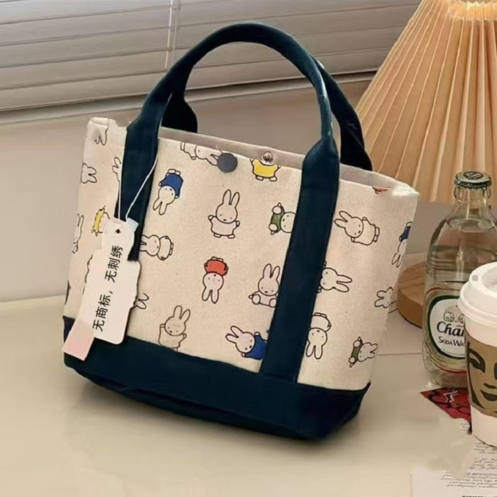 Wholesale Cute Rabbit Embroidered Cartoon Canvas Bag