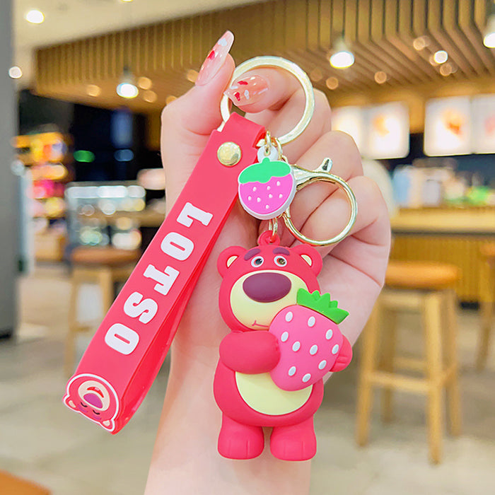 Wholesale Silicone Cartoon Doll Keychain JDC-KC-MingT099