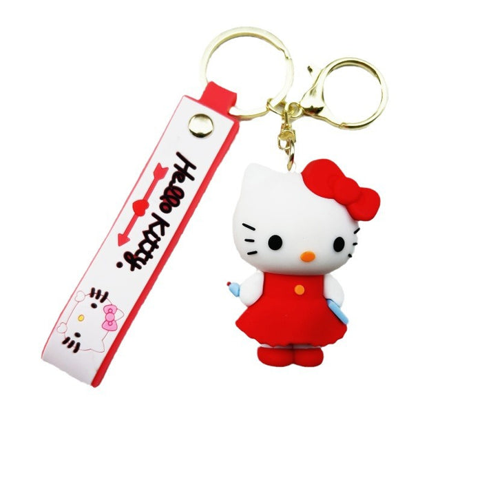 Wholesale PVC Cartoon Doll Keychain JDC-KC-WuYi116