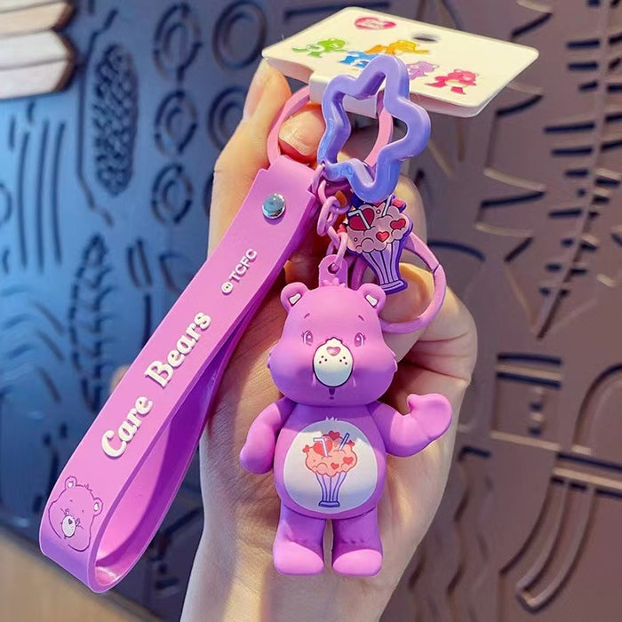 Wholesale PVC Cartoon Doll Bear Keychain JDC-KC-DaoTong001