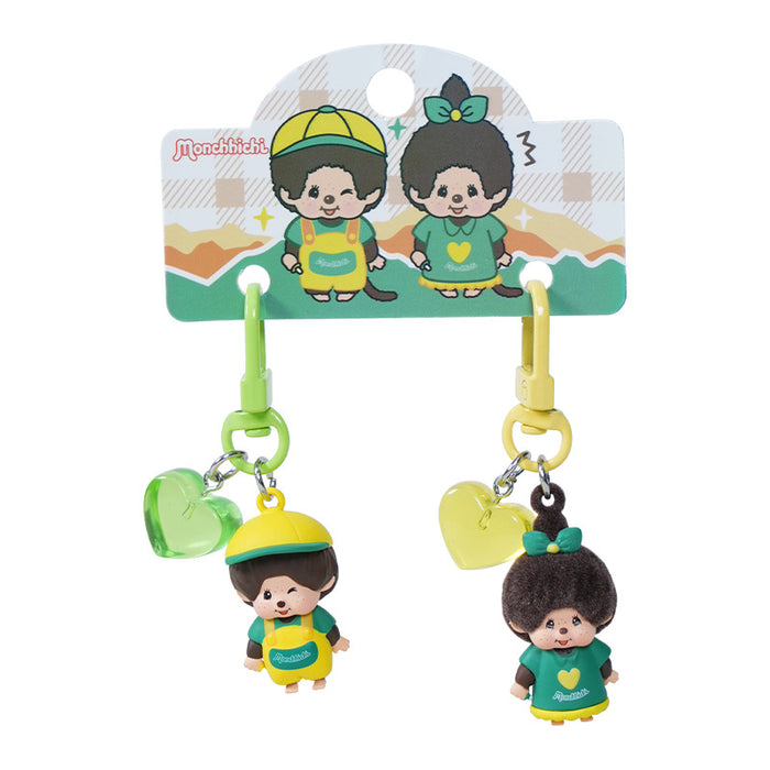 Wholesale PVC Cute Cartoon Pendant Yellow Green Bag Charm Keyring For Student Backpack Gift Accessory
