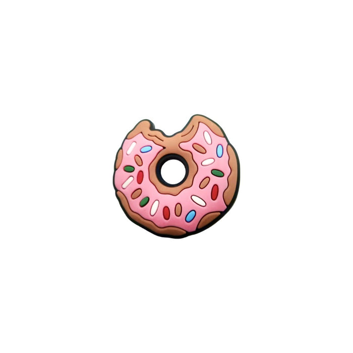 Wholesale Doughnut Hole Shoes Flower Shoe Buckle Decorative Buckle Cartoon PVC Soft Rubber DIY Accessories Shoe Flower Buckle Spot Wholesale