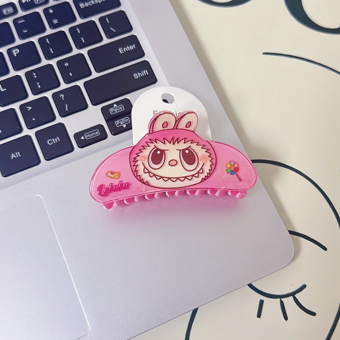 Wholesale Cartoon print kids'  hair clips available in a variety of colors