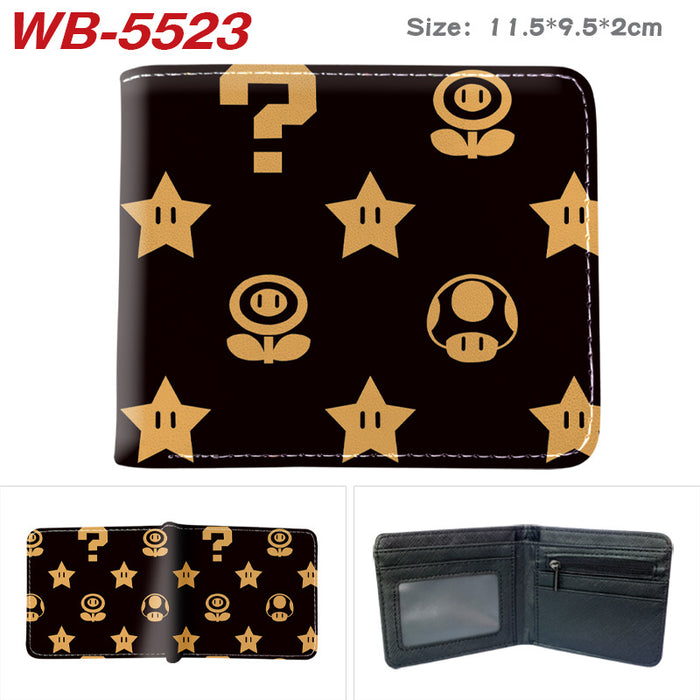 Wholesale Anime Cartoon Print PU Leather Bi Fold Wallet Street Fashion Unisex Student Wallets Waterproof Full Color Design Fashion Accessory Resale
