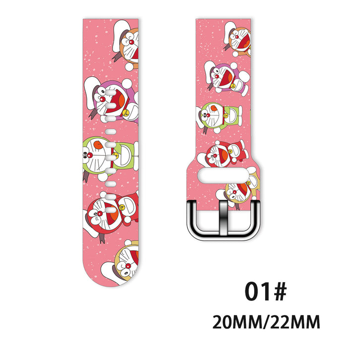 Wholesale Printed Tpu Watch Strap Wrist Strap JDC-WD-NuoQi083