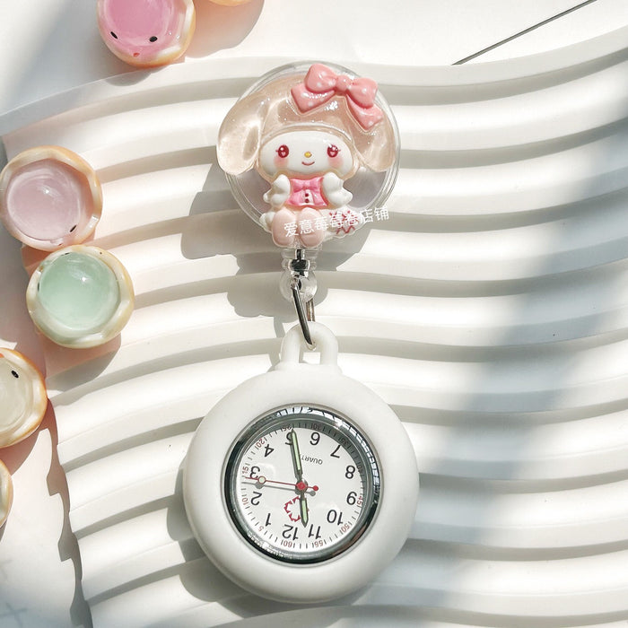 Wholesale Women' s waterproof silicone watch with a pin clasp.