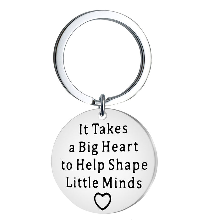 Wholesale Stainless steel keychain engraved gift