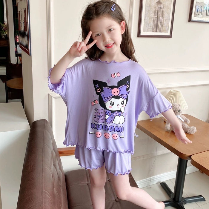 Wholesale Cute Cartoon Children's Home Wear Suits JDC-PJ-XiaoHZ001