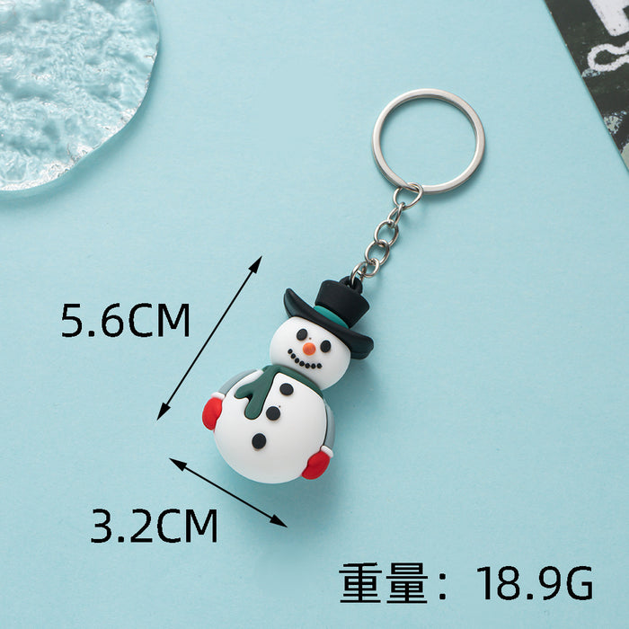 Wholesale Cute Christmas PVC Keychains JDC-KC-Wenma009