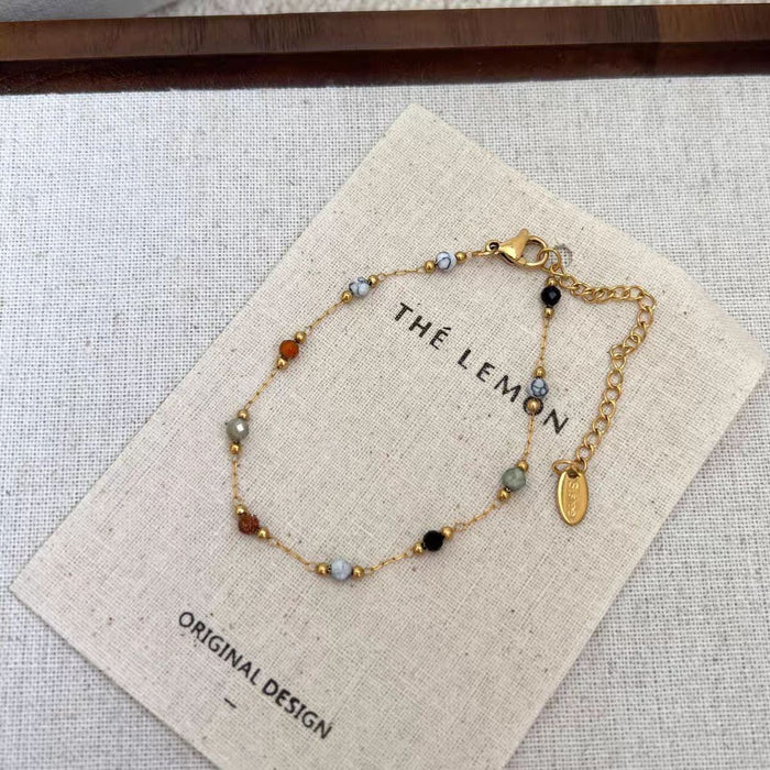 Wholesale Full Diamond Bracelet with Four Leaf Clover Zircon Electroplating, a Small and Exquisite Handpiece