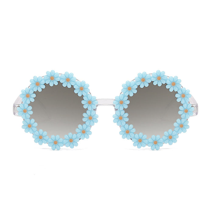 Wholesale Adult Daisy Sunglasses Cute Flower Sunglasses Sunflower Parent Child Sunglasses