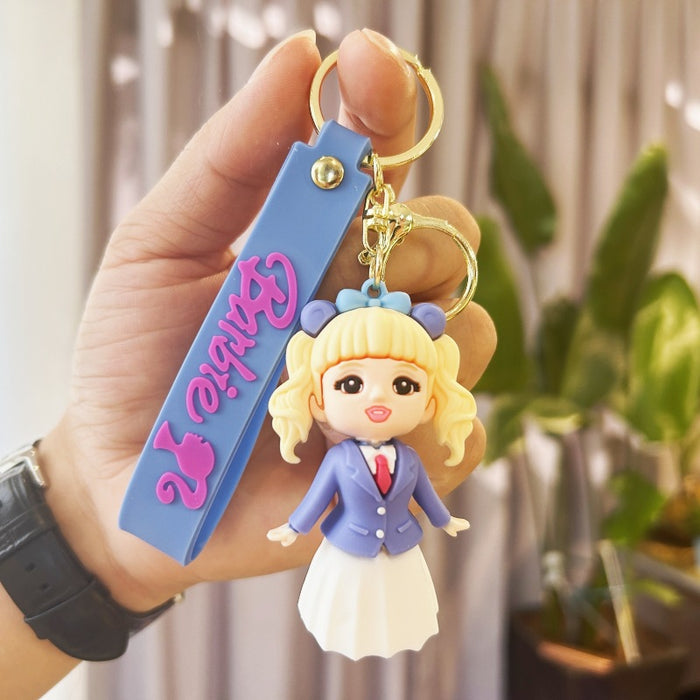 Wholesale Cartoon Doll Silicone Keychains (F) JDC-KC-Chucheng007