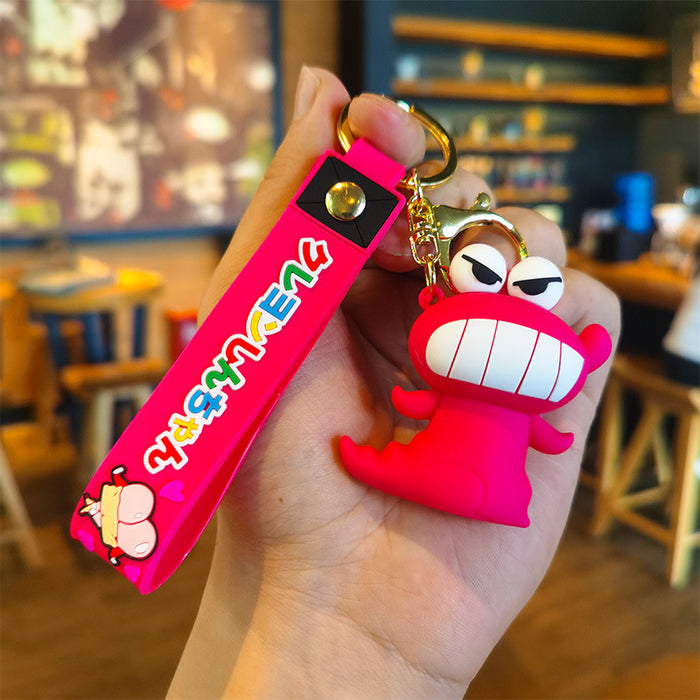 Wholesale Cartoon 3D Doll Rubber Keychain JDC-KC-Tingm046