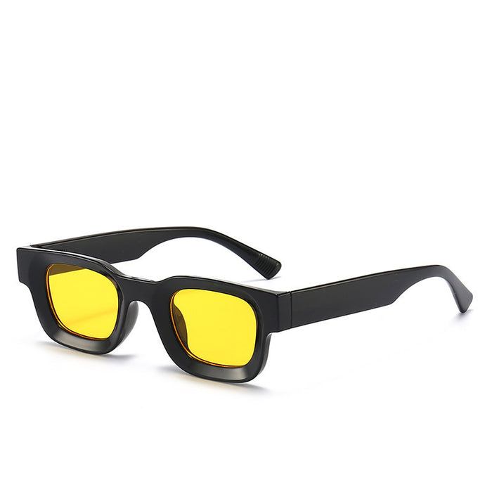 Wholesale Retro Concave Square Frame PC Sunglasses JDC-SG-Fuxin009