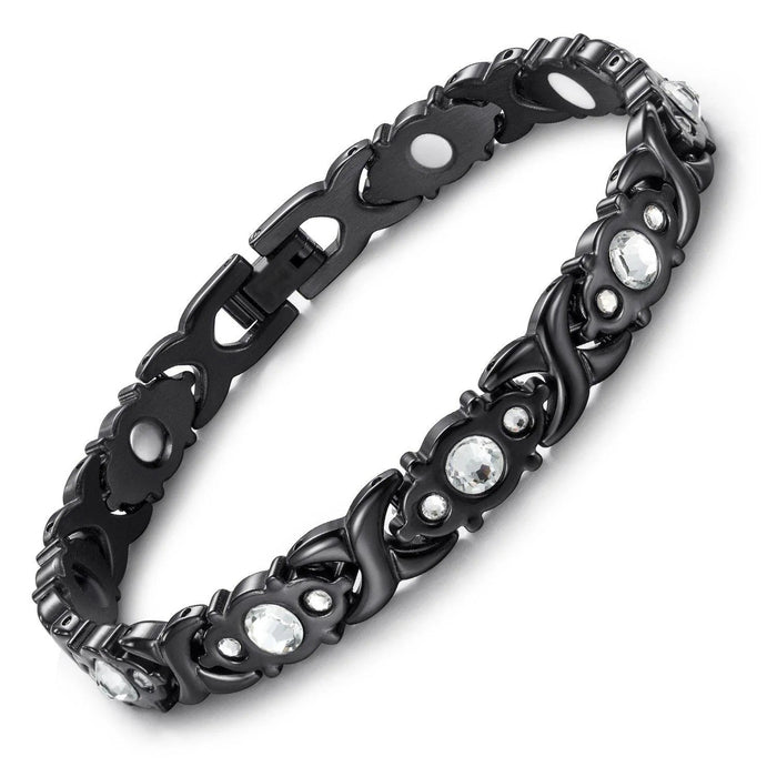 Wholesale energy magnet bracelet diamond adjustable bracelet