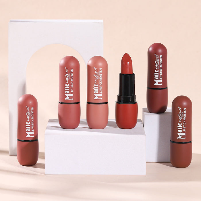 Wholesale Lipstick matte matte lipstick is not easy to touch cup waterproof lipstick set lipstick