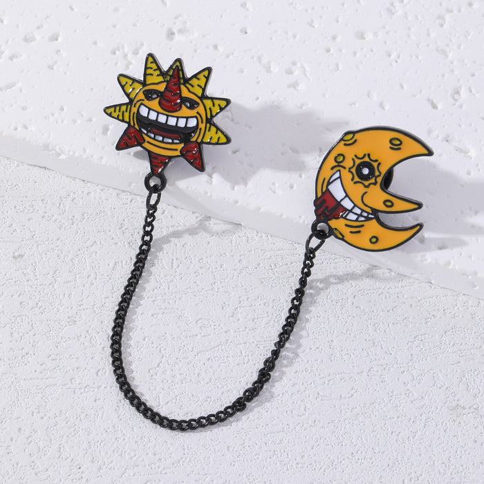 Wholesale Stylish Cartoon Anime Cosplay Brooch Pin Alloy Dripping Oil Jewelry Accessory For Resale