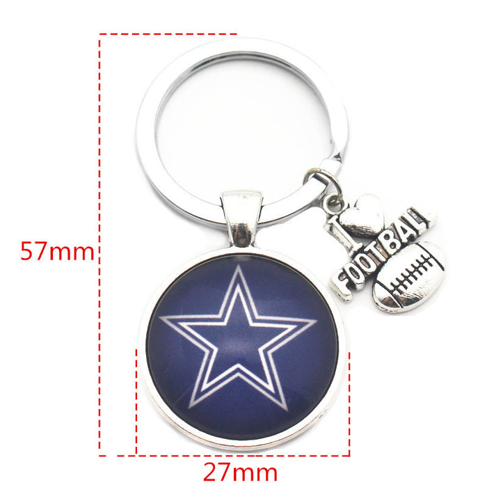 Wholesale Alloy Time Gemstone Keychain Keychain JDC-KC-MoX001