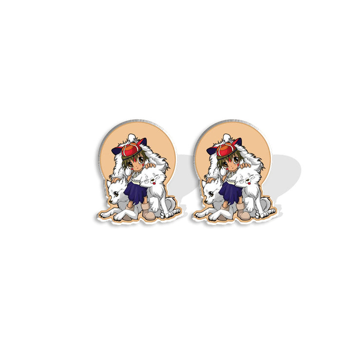 Wholesale Cartoon Anime Acrylic Earrings (F) JDC-ES-XiangL065