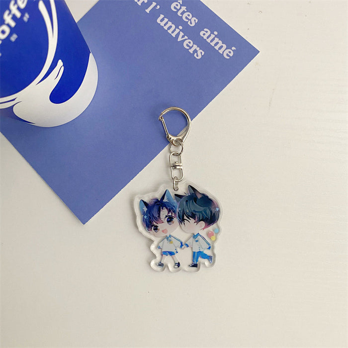 Wholesale Cartoon Acrylic Keychains JDC-KC-ChuangYi015