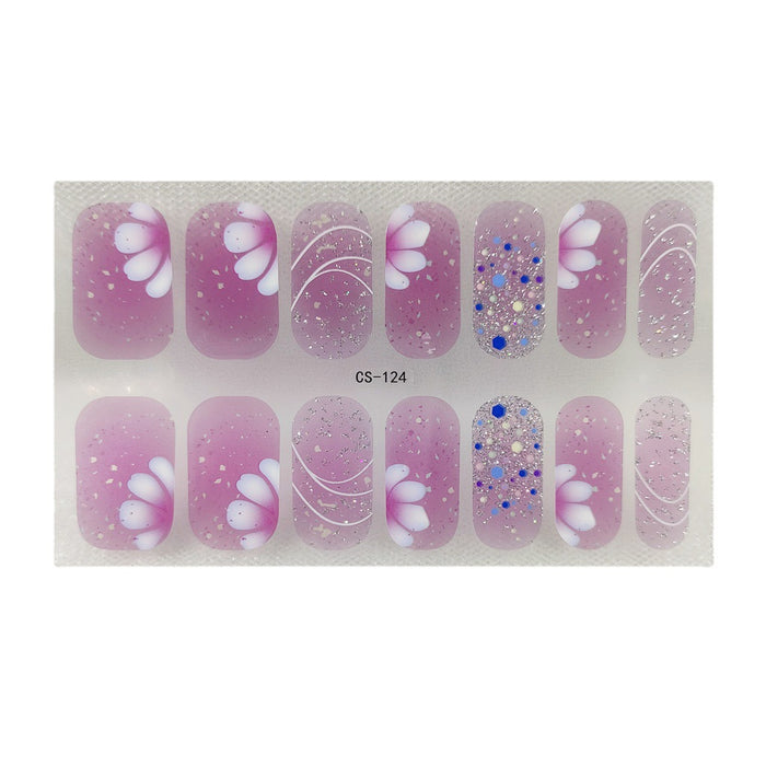 Wholesale No-bake Gel Waterproof Long-lasting 3D Nail Stickers JDC-NS-ARS003