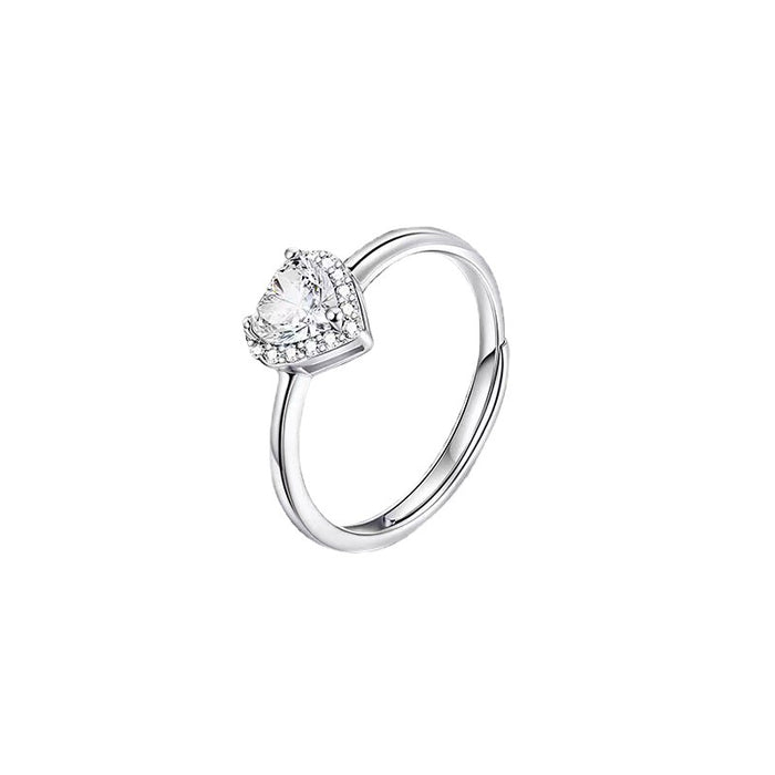 Wholesale Couple's ring for men and women, light luxury, niche, simple and fashionable, star point matching ring with adjustable opening