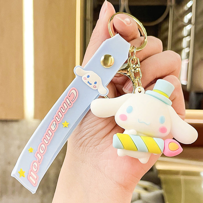 Wholesale Silicone Cartoon Doll Keychain JDC-KC-Benxin013