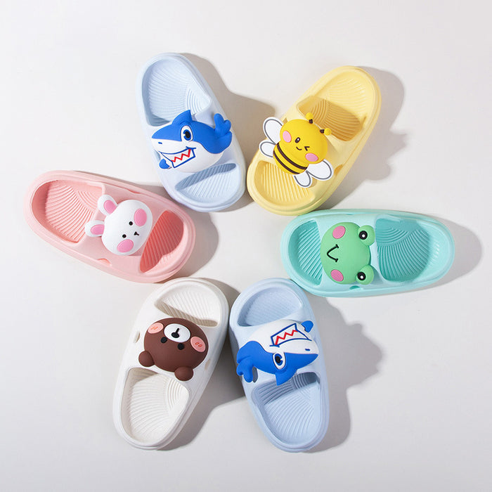 Wholesale  Children's Slippers Cartoon Soft Bottom Boys and Girls Indoor Baby  Cute Sandals