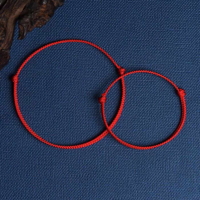 Wholesale Handmade Red Rope Bracelet, Simple Bracelet, Foot Chain, New Hand Rope Set, Versatile