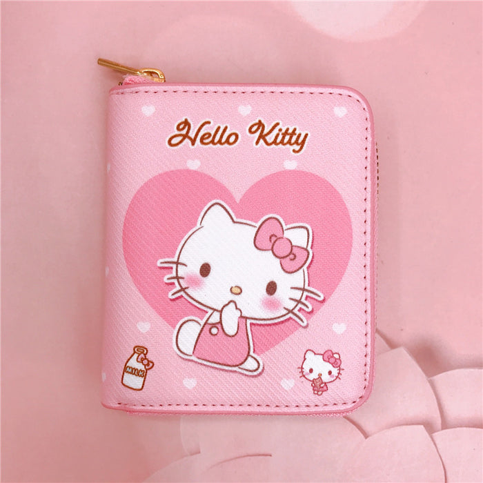 Wholesale PU Cartoon Casual Short Zipper Wallet JDC-WT-YaLL010