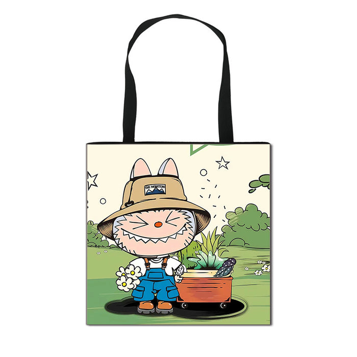 Wholesale Shopping Bag Cute Storage Bag Polyester Satchel Large Capacity  Bag