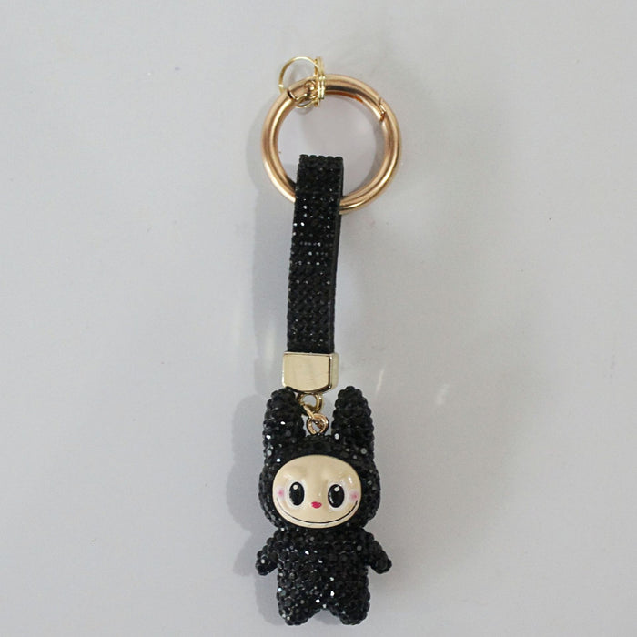 Wholesale Keychain handmade pendant cartoon Rhinestone Keychain