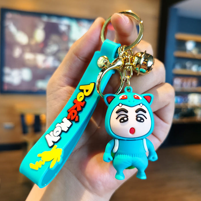 Wholesale Cartoon Silicone Doll Keychain JDC-KC-Tingm304