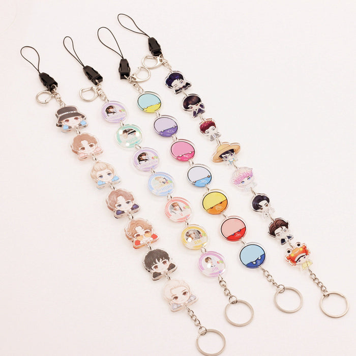 Wholesale Acrylic Keychain Hanging String JDC-KC-HanTian014