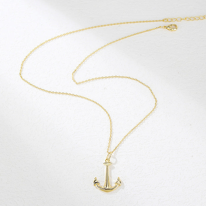 Wholesale Necklaces Copper Anchor JDC-NE-Jingx002