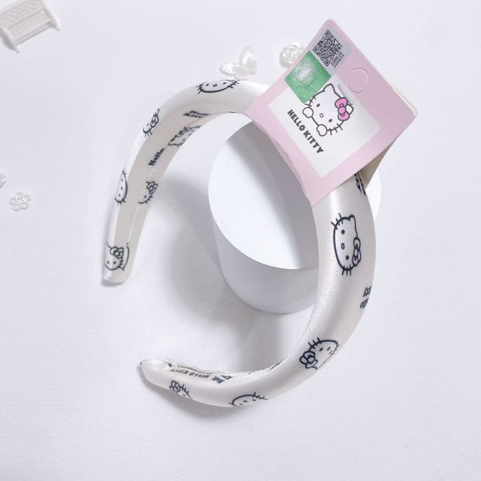Wholesale Wide-brimmed Sponge Headband cartoon Fabric High Cranial Top Headband