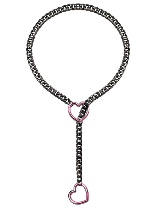 Wholesale Cuban Chain Personalized Love Pendant Fashion Lasso Adjustable Love Necklace