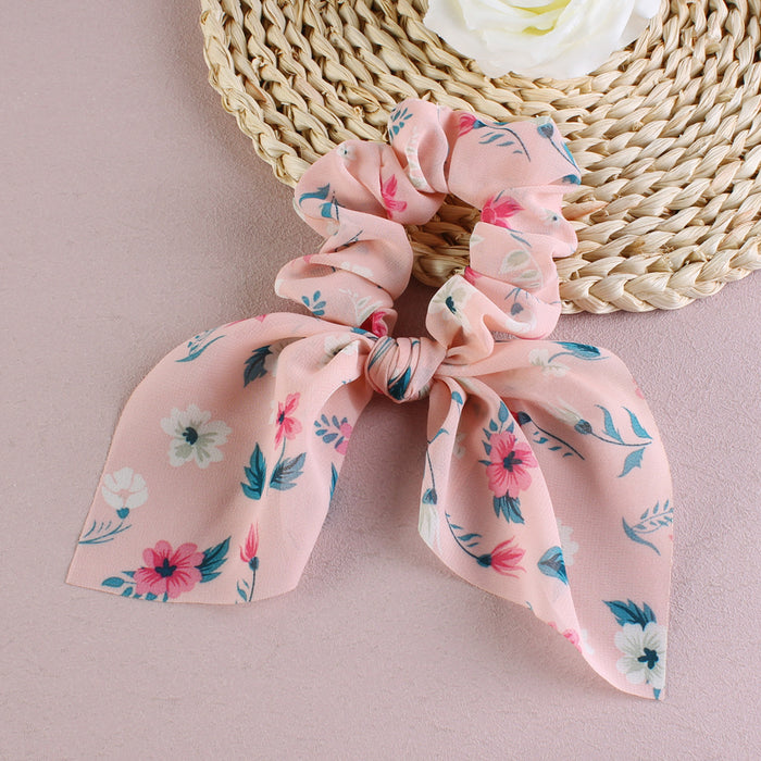 Wholesale hair tie hair ring Easter rabbit ear intestine ring hair accessories