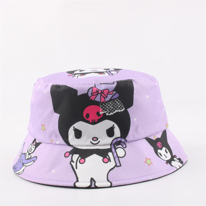 Wholesale  children' s hat cartoon animation baby fisherman hat summer sunshade sun hat