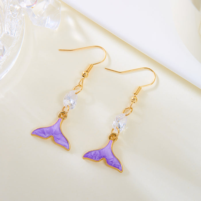 Wholesale Earrings Fishtail Pearl Earrings Summer Seaside Beach Holiday Style