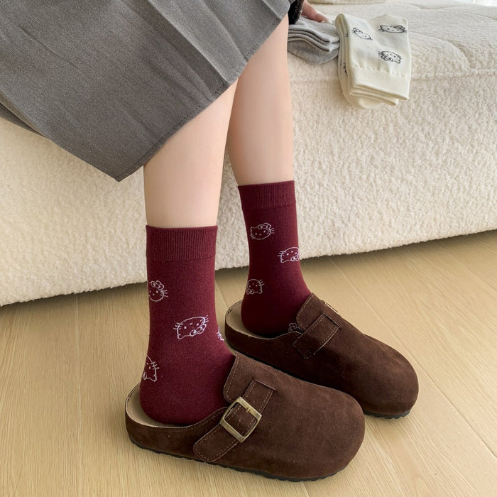 Wholesale Cute girl piles socks, tube socks, student boneless women's socks