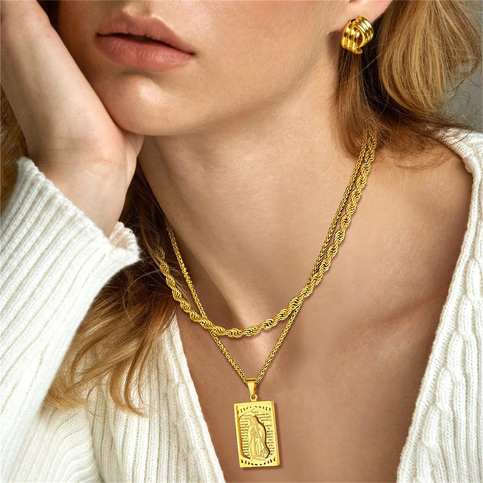 Wholesale Stainless steel square pendant