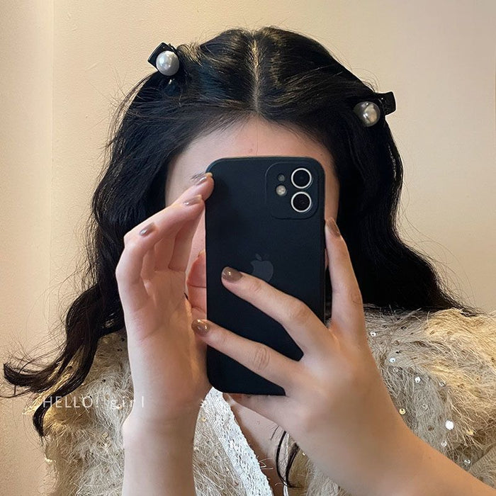 Wholesale Vintage pearl small grab clip light luxury hair card accessory