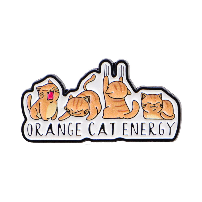 Wholesale Monster Cat English Brooch Badge Clothing Backpack Accessory