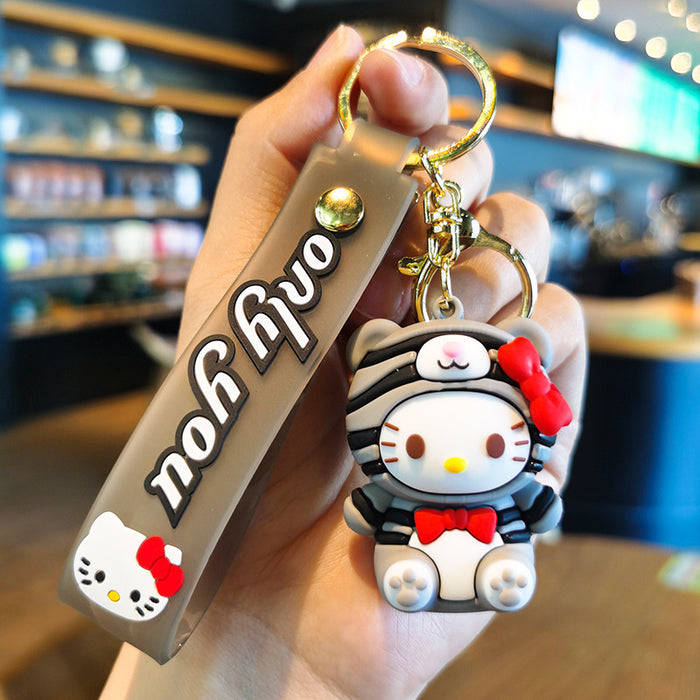 Wholesale Cartoon Doll Silicone Keychain JDC-KC-Tingm240