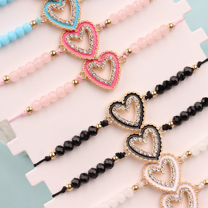 Wholesale Hand woven bead string bracelet for couples