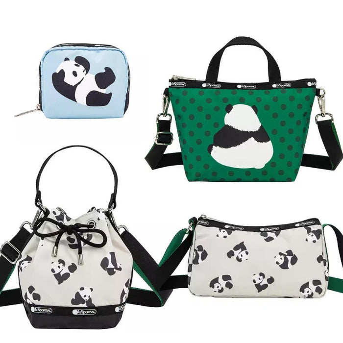 Wholesale Nylon Cartoon Print Women's Bag Panda Series Cosmetic Bag Crossbody Bag JDC-SD-LaNa002