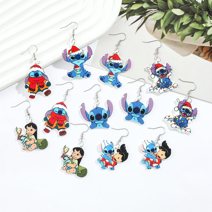 Wholesale Cartoon Creative Anime Earrings Pendant