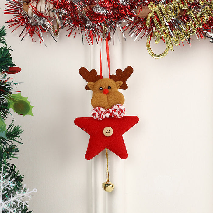 Wholesale Christmas pendant Christmas tree pendant decorations Santa bell hanging decorations spot
